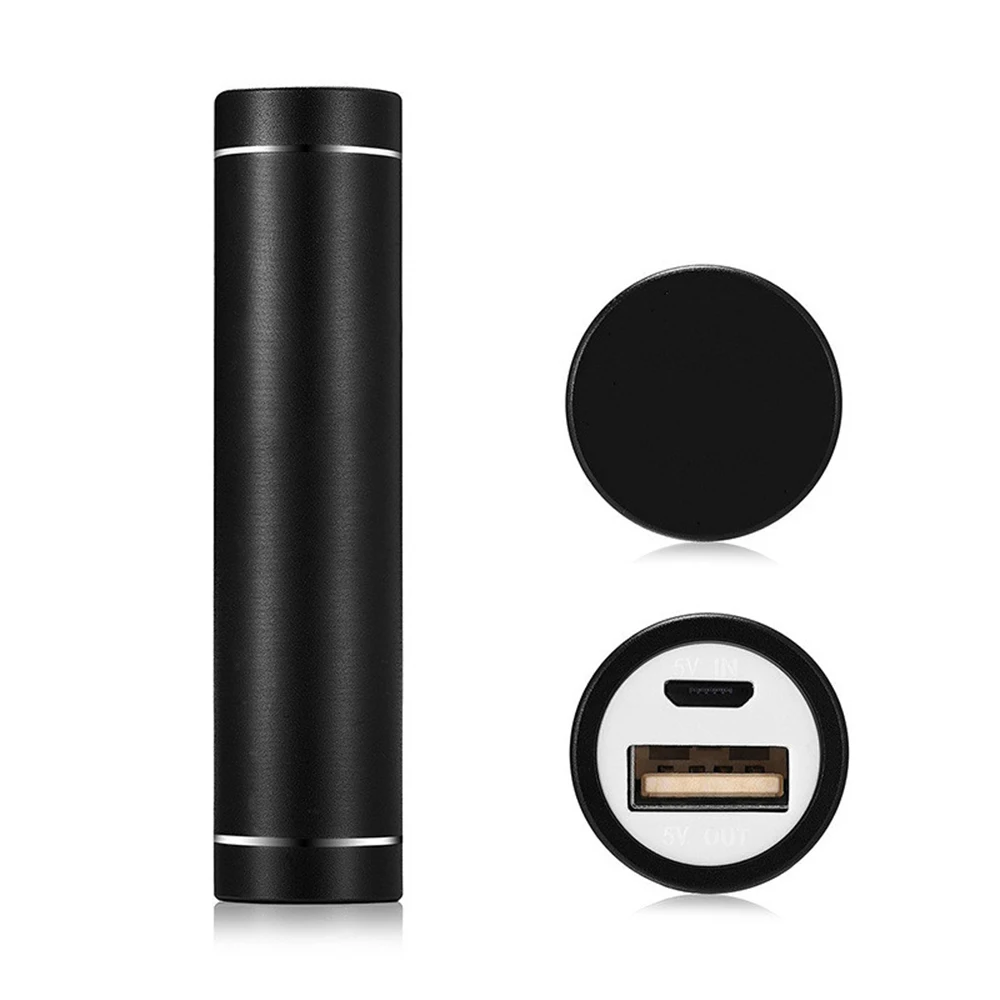 

Multicolor Portable Power Bank Shell Cylinder Case DIY 18650 Powerbank Box Shell Battery Holder With USB Charging Port