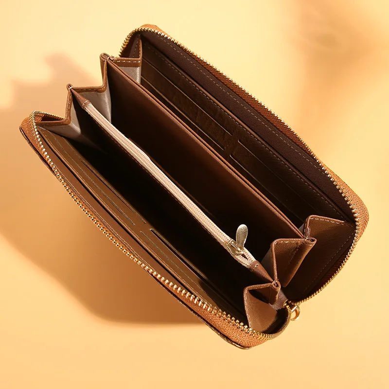 Модный женский кошелек LADSOUL с одной ручкой из искусственной кожи вместительный