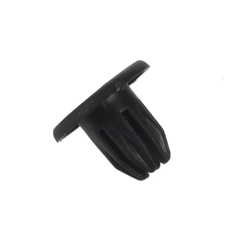 

50pcs Black Plastic Rivet Trim Fastener Clips 10mm Hole for Car