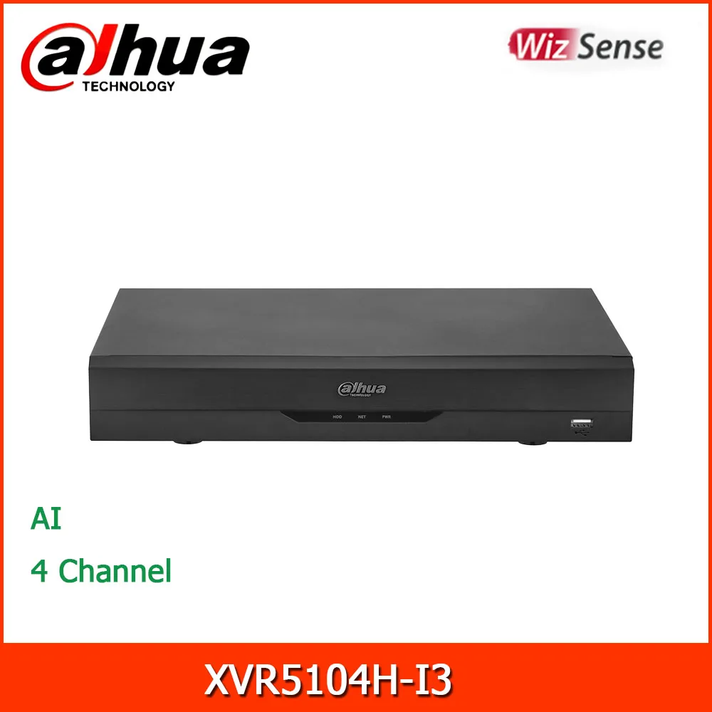 

Сетевой видеорегистратор Dahua xvr XVR5104H-I3 4 канала пятиядерный ГП брод 5M-N/1080p Мини 1U 1HDD WizSense цифрового видео Регистраторы