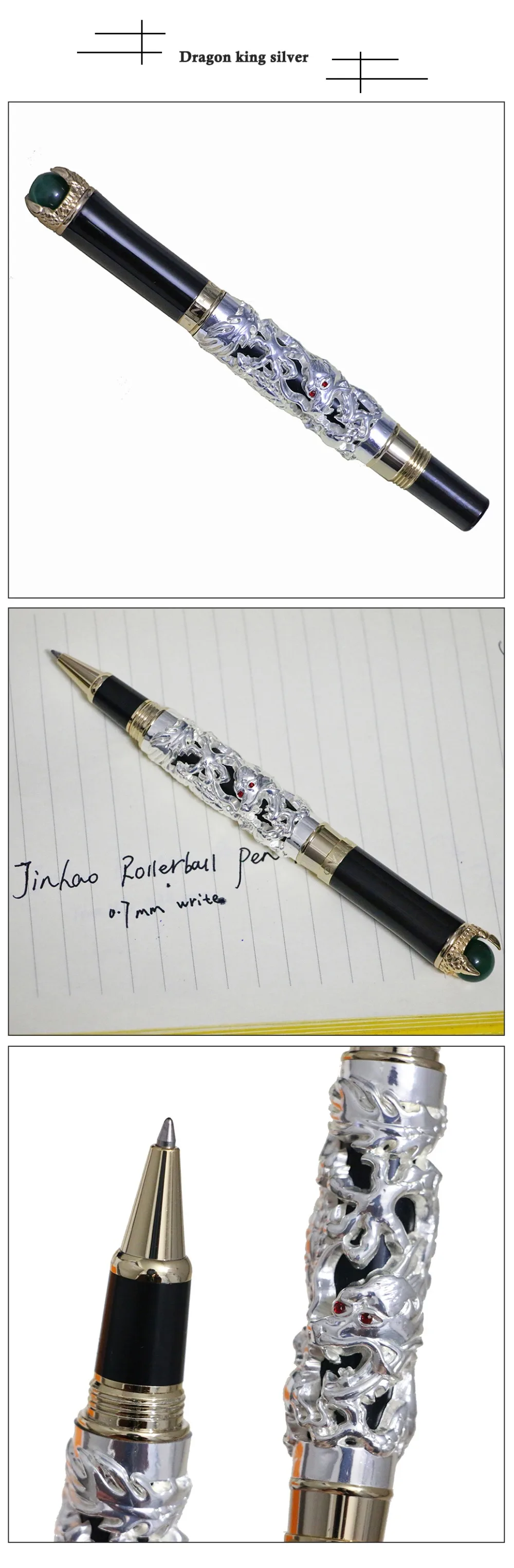 Высокое качество Jinhao Дракон шариковая ручка-Новинка забавная шариковая ручка канцелярские принадлежности Канцелярские Caneta де Luxo