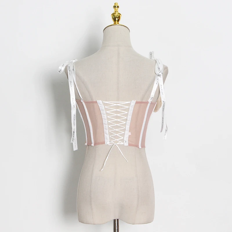 TWOTWINSTYLE сексуальные цветочные аксессуары Лоскутные Жилеты для женщин тонкие