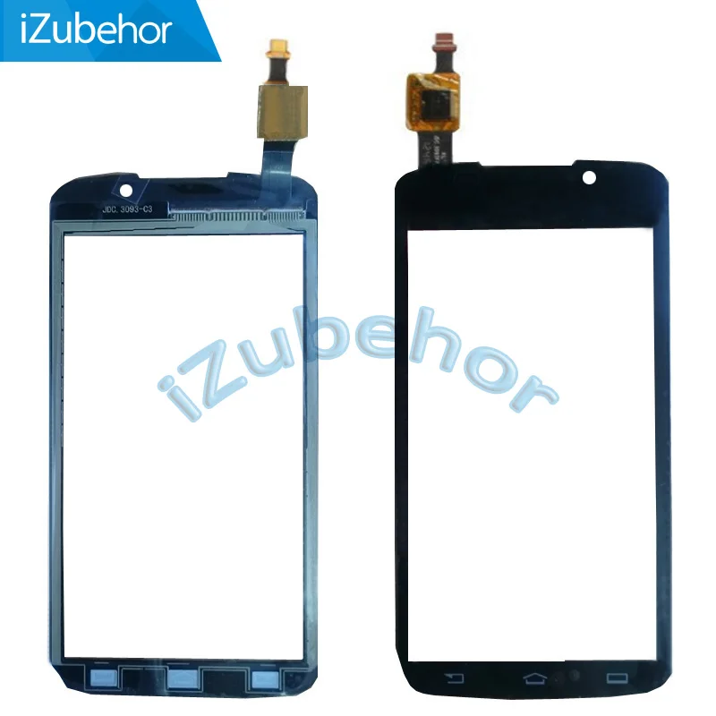 100% протестированный Черный сенсорный экран для Philips Xenium w832 W 832 цифровой