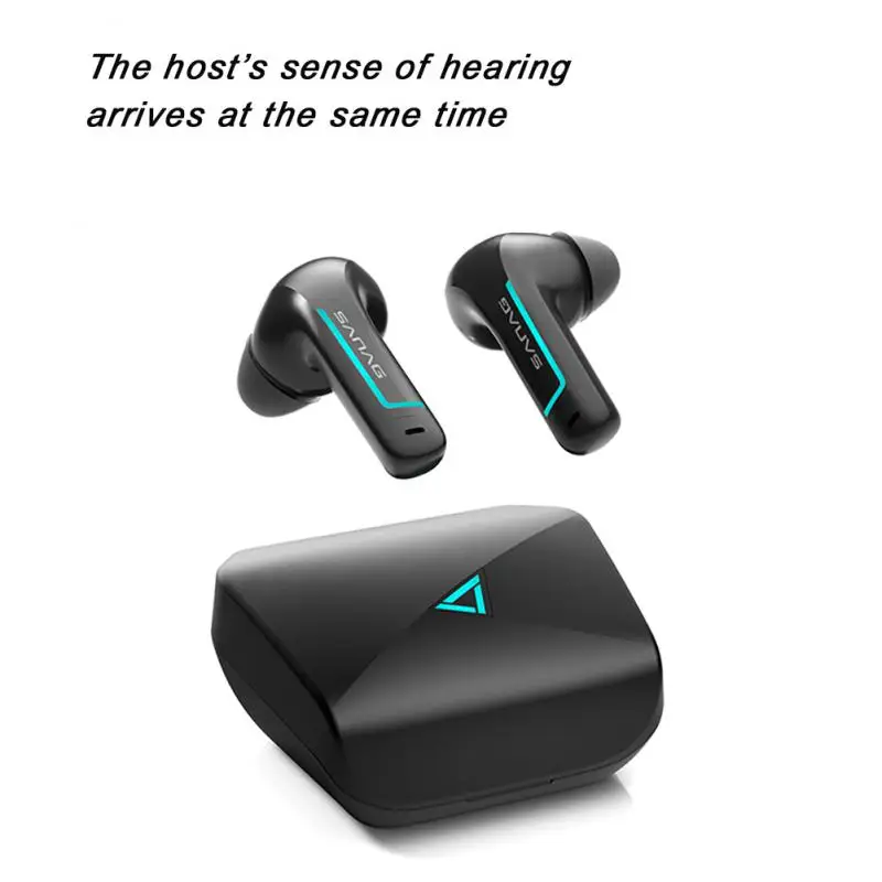 

TWS Bluetooth-совместимая гарнитура 5,0, беспроводные стерео наушники-вкладыши, сенсорные шумоподавляющие водонепроницаемые игровые беруши для ...