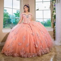 puffy skirt quinceanera dress corset back off the shoulder crystal beaded vestidos de 15 a%c3%b1os 2020 sweet 16 gowns