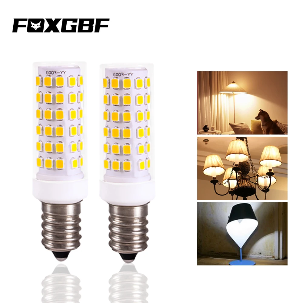 Светодиодная лампа FOXGBF G9 220 в E14 кукуруза 3 Вт 5 7 светодиодная G4 светильник 2835