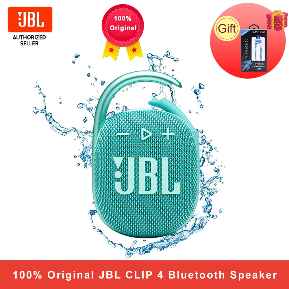 JBL Clip 4 Беспроводные Bluetooth 5 1 мини-колонки портативные IP67 водонепроницаемые