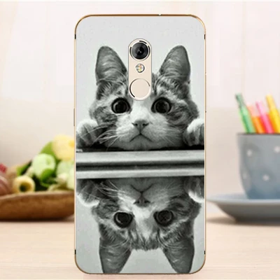 Модный силиконовый защитный чехол для телефона с рисунком ZTE V7 Plus Blade | Мобильные