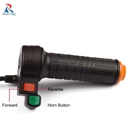 wuxing twist handlebar throttle with forward reverse switch horn button electric scooter bicycke e bike mtb motorcycle grips