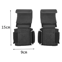 Крюки для пауэрлифтинга. Облегчают нагрузку на кисти рук и предплечье при тяговых упражнениях.#5