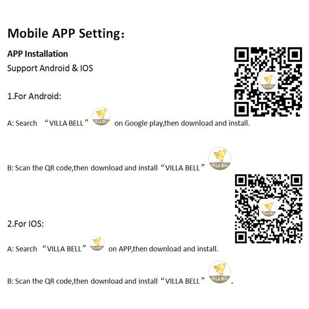 Домофон YobangSecurity проводной дверной звонок с клавиатурой и кодом 7 дюймов Wi Fi IP
