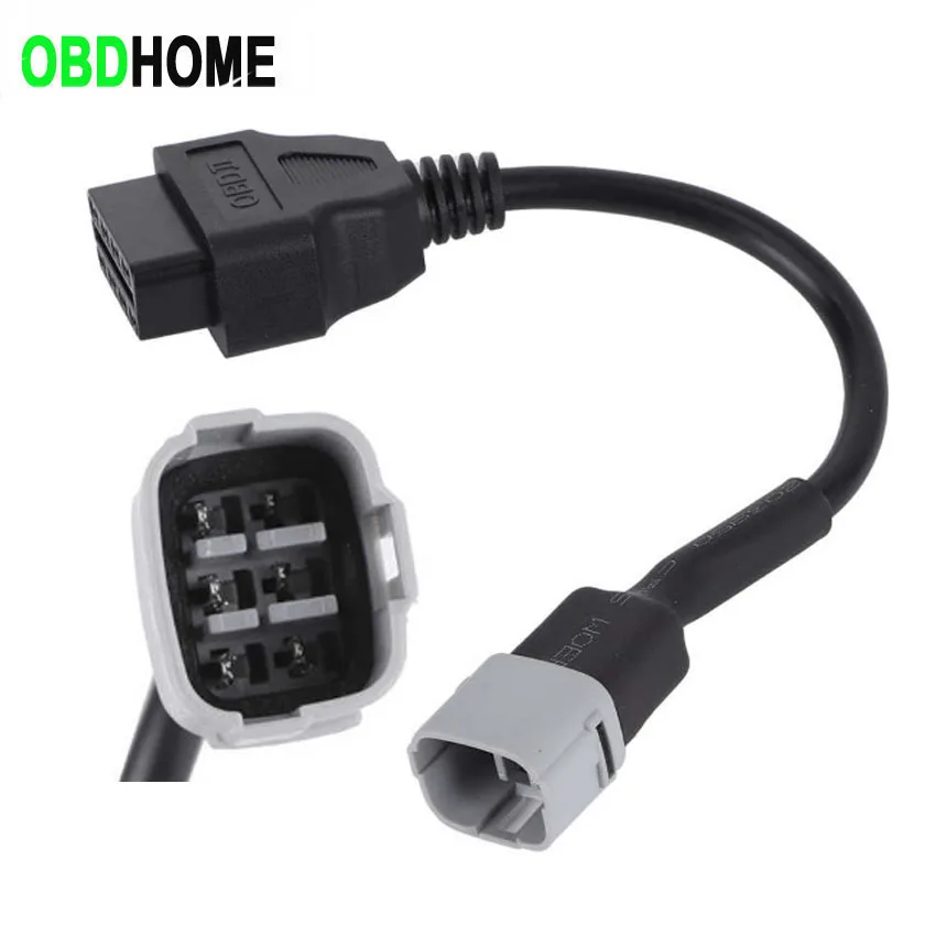 6Pin для OBD2 16 Pin адаптер Suzuki 7000TW мотоцикл сканер 6 контактный разъем кабель