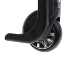 Комплект из 2-х направляющих бесшумных колес для чемодана, запасные части для ремонт колёса для путешествий, черный цвет