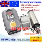 Мотор шпинделя с воздушным охлаждением и НДС европейского стандарта, 230 кВт, 80x220 мм и инвертор кВт, VFD в и 80 мм, зажим для фрезерного станка с ЧПУ, гравировально-фрезерного станка