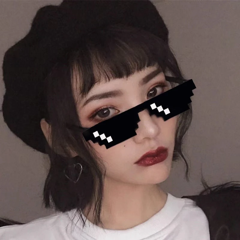 8 бит бандит жизни солнцезащитные очки неровной Для мужчин женщин Брендовые для