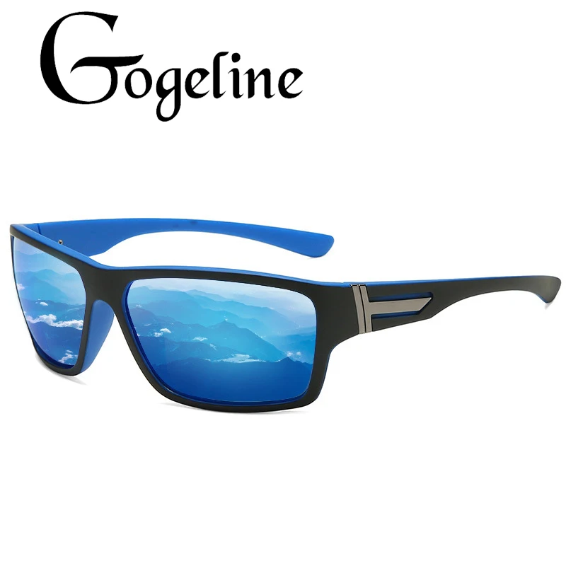 

Солнцезащитные очки Gogeline мужские, квадратные, поляризационные, зеркальные, для вождения, винтажные, UV400