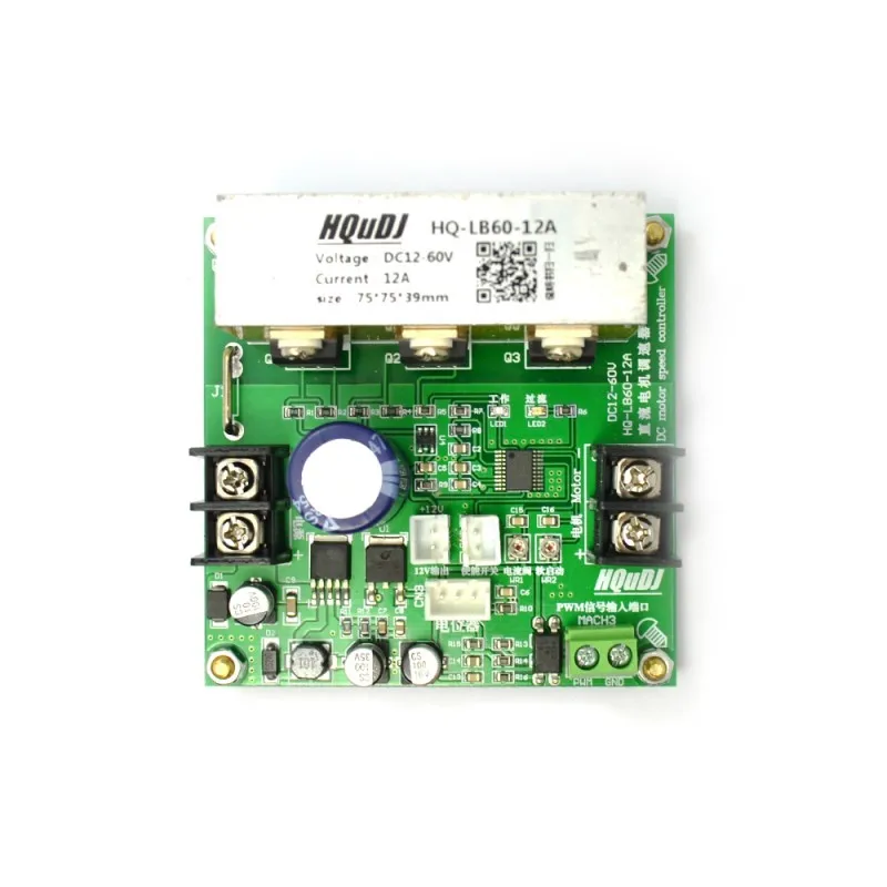 12 в 60 10 А ШИМ DC щетка Мотор Скорость MACH3 шпиндель контроллер 24 48 в|spindle controller|motor