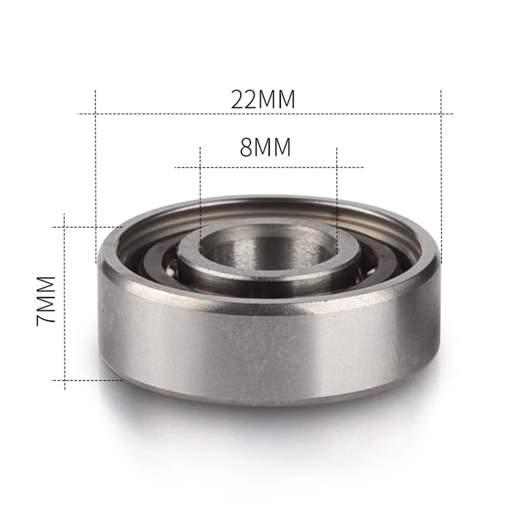 

8Pcs ABEC-11 Bearings High Temperature Steel Skateboard Scooter Replacement Kit