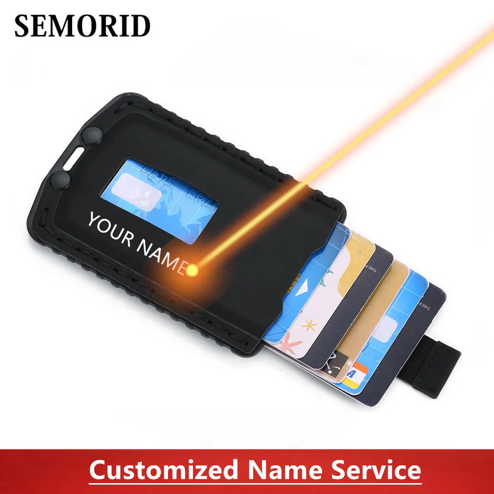 Новый держатель для карт SEMORID с RFID блокировкой индивидуальный противокражный