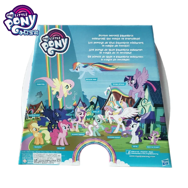 Hasbro My Little Pony, семейная портретная игрушка, набор, герой, пони, сумеречный блеск, принцесса, небесный пирог, игрушка для девочек