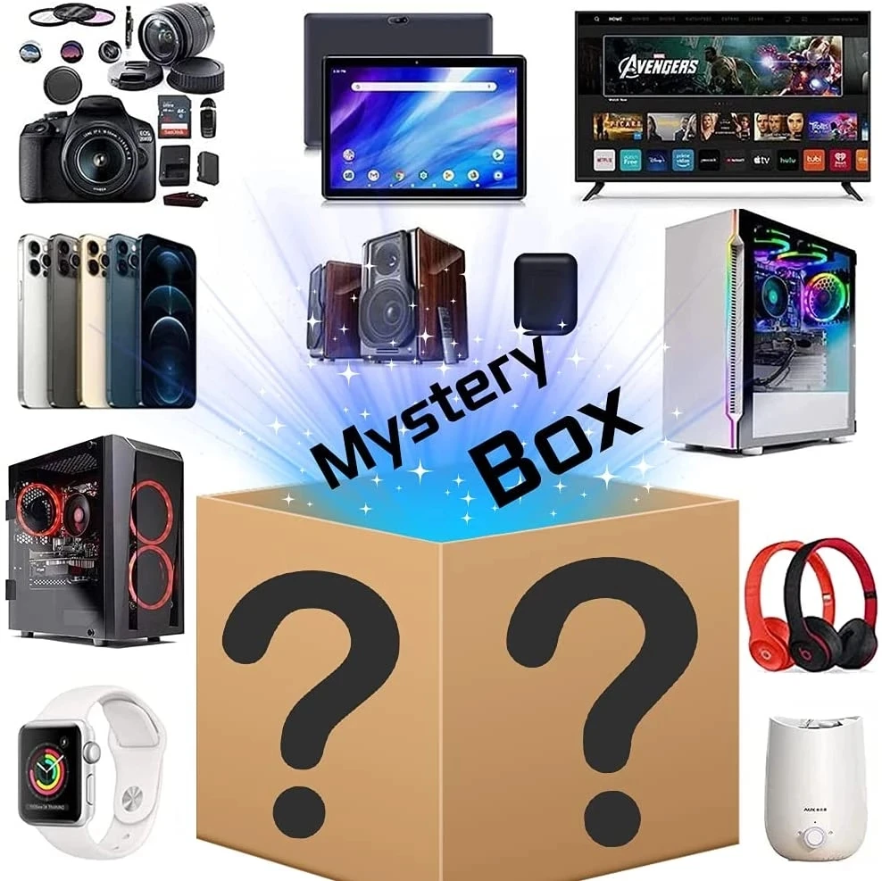 

Mystery Box 100% Surprise Gift Premium Electronic Product Boutique Random Item Lucky Christmas Gift More Gift Waiting for You