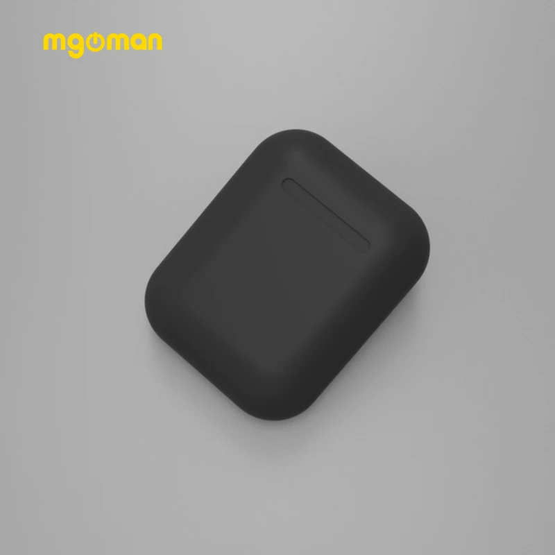 Mgoman Новое поступление Macaron Inpods12 TWS наушники беспроводные наушники для быстрой зарядки цветные наушники-капли Bluetooth 5,0 гарнитура PK i12 - Цвет: SIP12BK