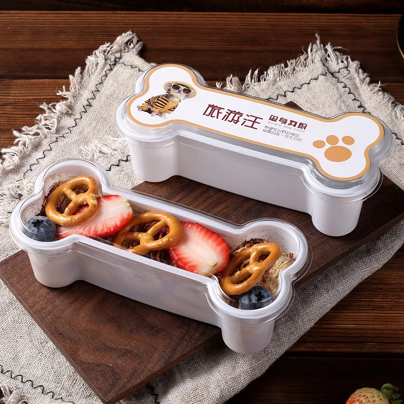 50 шт Высокое качество кости форма Творческий выпечки посылка десерт коробки для