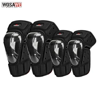 wosawe motocross knee pads elbow pads protection moto carbon fiber knee and elbow protector off road racing guards mx kneepads