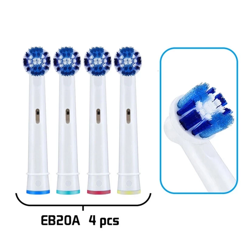 

4Pcs/pack Oral B Toothbrush Heads For Cross Action Vitality Advance Triumph 3D High Quality Replaceable Brush Heads