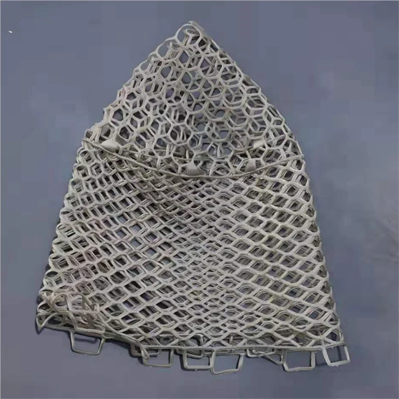 

New Rubber Fishing Net DIY Material Large Mesh not Hurt Fish Fishing Gear Accessories White Transparent Hand Nets