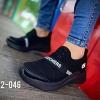 women sneakers casual shoes comfortable mesh lace up ladies sport shoes wedges chunky womens vulcanized shoes females sneakers