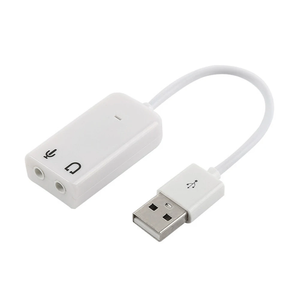 USB 2 0 до 3 5 мм Virtual 7 1 CH наушники 3D внешняя звуковая карта аудио адаптер | Мобильные