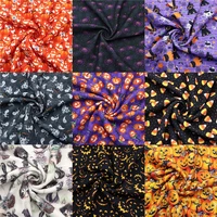 50145cm halloween printed bullet textured liverpool fabric for tissue kid home textile patchwork sewing quilting1yc18840