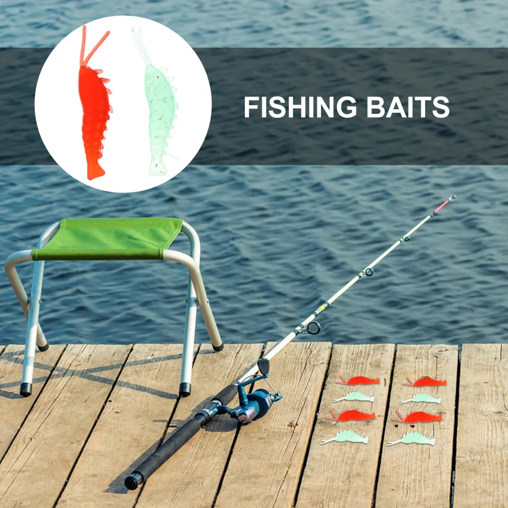 2 Bags of Simulated Fishing Baits Artificial Bait Fake Lures Bionic | Спорт и развлечения