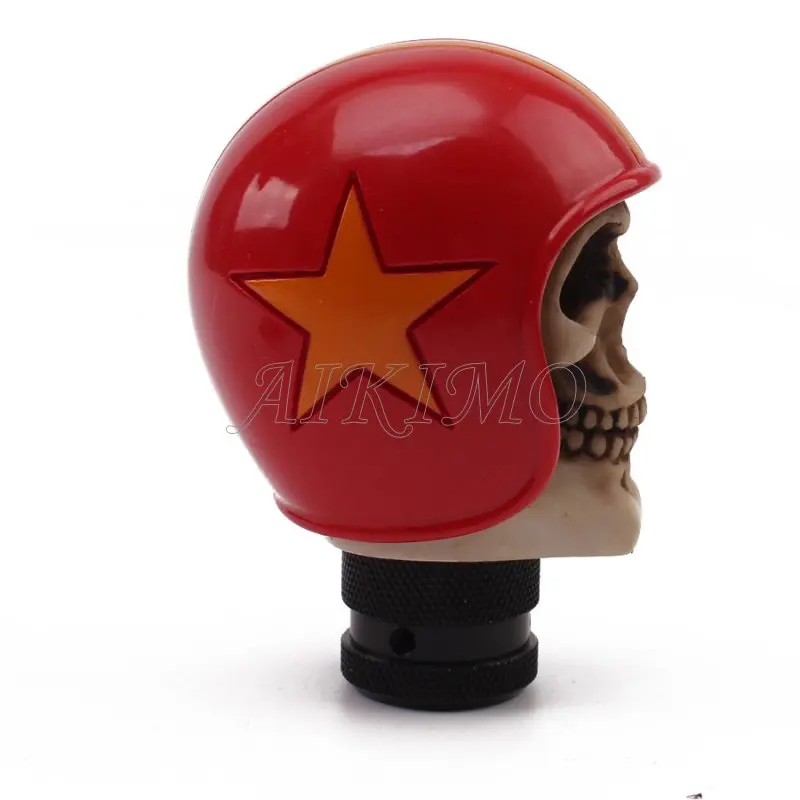 1 комплект шариковая ручка для шлема с красным/синим черепом переключения