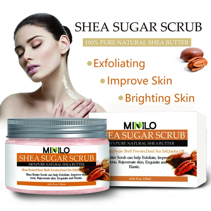 Shea Butter Body Scrub Moisturizing Exfoliating Remove Dead Skin Softens Exfoliator Crea : | Красота и здоровье