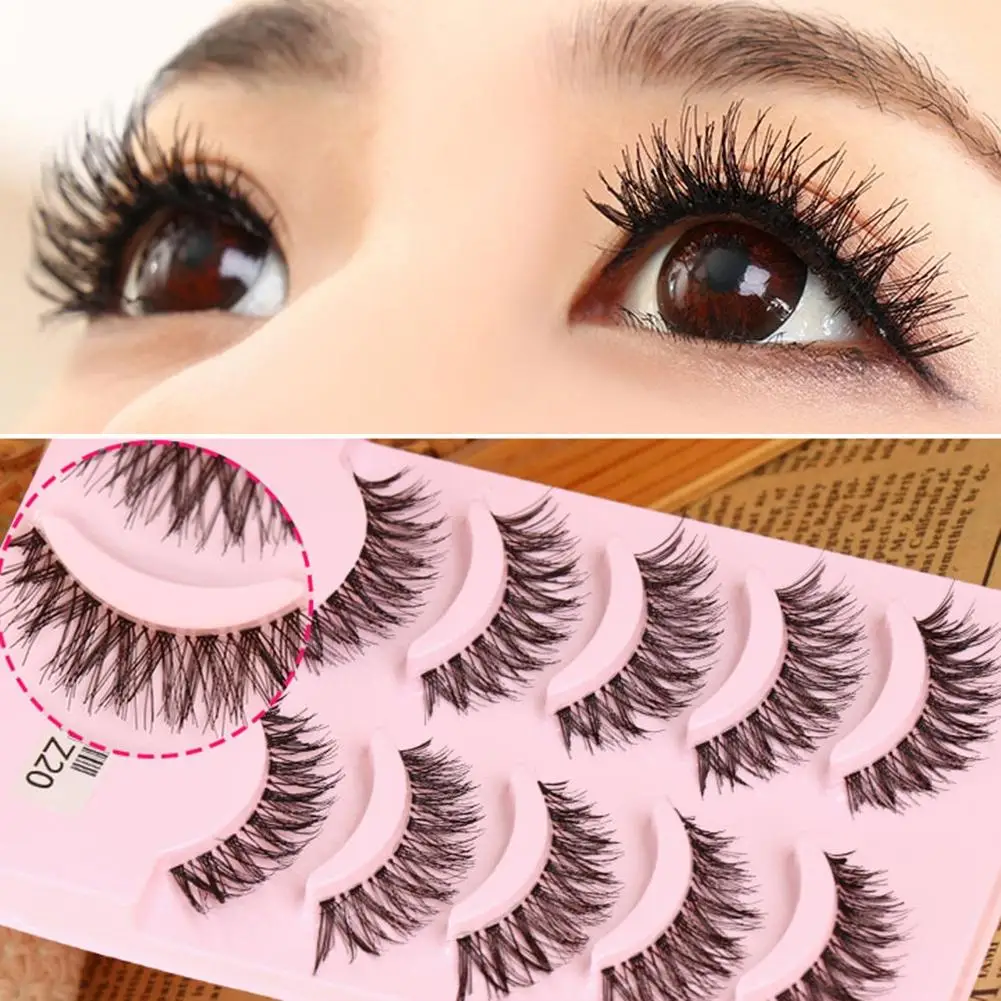 5 пар/компл. потрясающий макияж ручной работы грязный крест натуральные