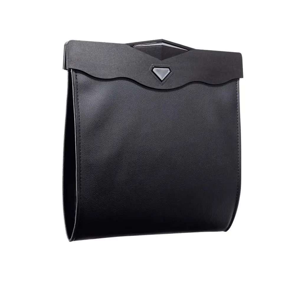 

DSYCAR 1 шт. светодиодный автомобильный мешок для мусора, водостойкий магнитный адсорбционный мусорный бак на заднем сиденье, подвесной кожаный карман для хранения, герметичный новый