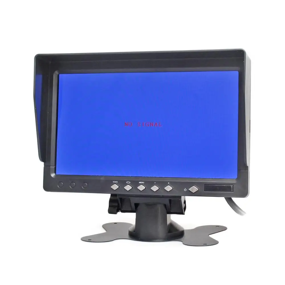 Автомобильный ЖК монитор DIYSECUR AHD 800x480 7 дюймов с поддержкой камеры 1080P и