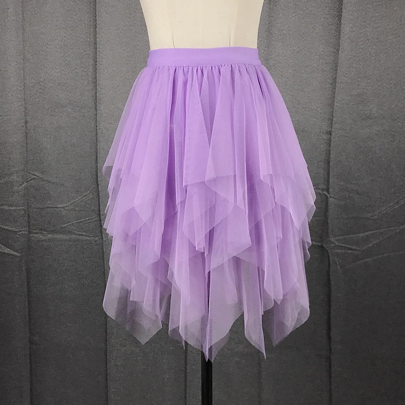 Женская мини-юбка с высокой талией