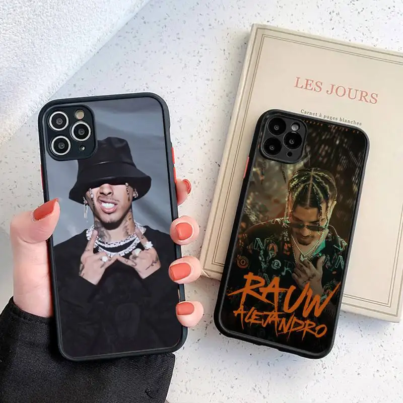 

Rauw Alejandro famous rapper Phone Case matte transparent For iphone 7 8 11 12 plus mini x xs xr pro max cover