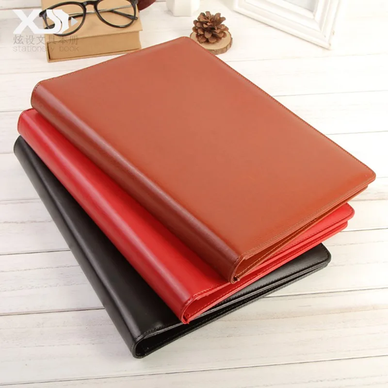 A4 папка для документов из искусственной кожи файл сумки калькулятор связующего