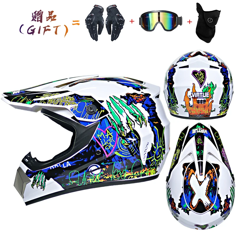 Высокое качество moto rcycle шлем capacete cross casque enfant Полный лицевой Горные DOT