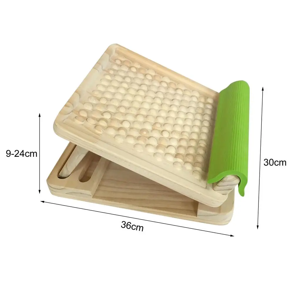 

Calf Stretching Slant Board Wooden Folding Fitness Pedal Muscle Leg Stretch Board Adjustable Ankle Stretcher Boards For Fitness