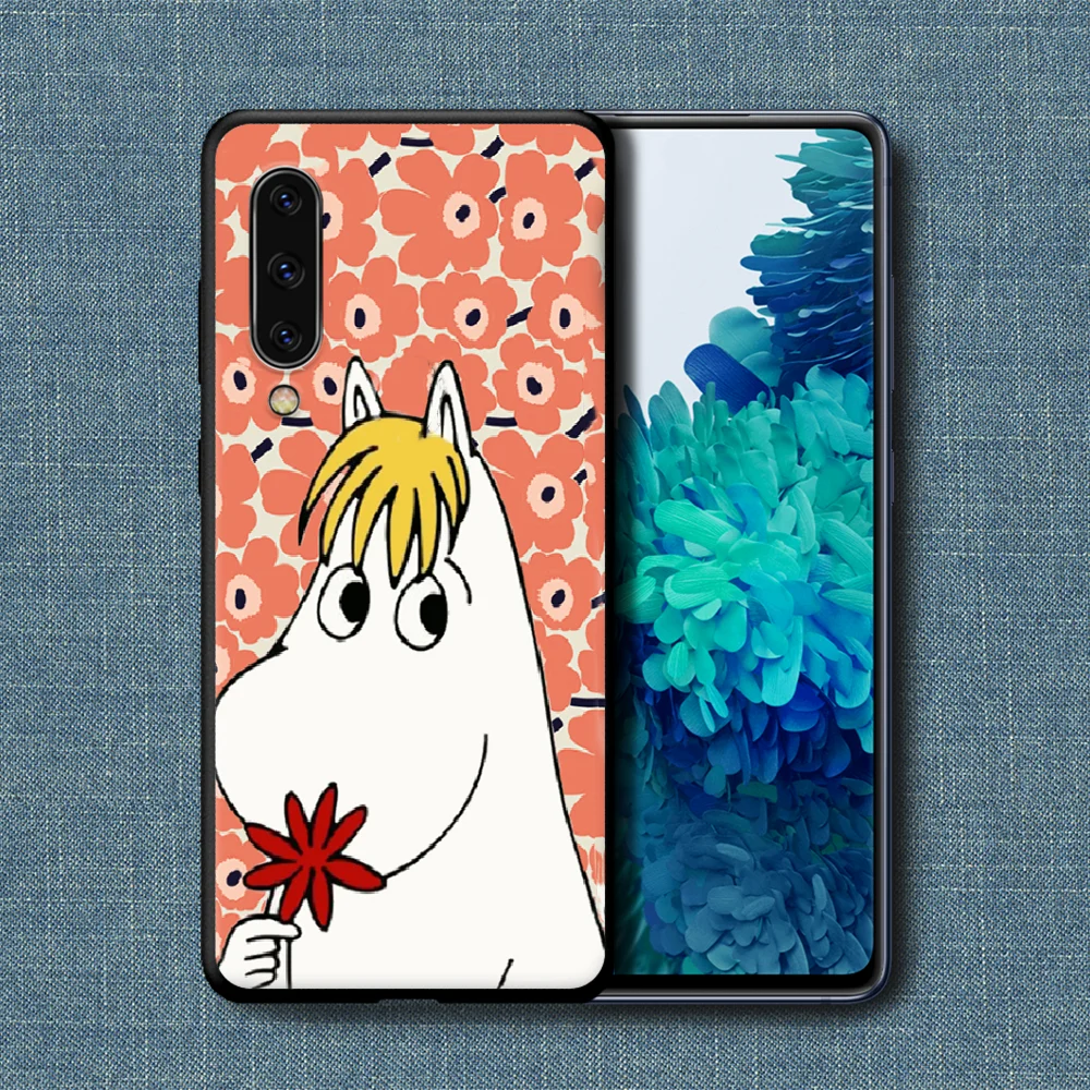 

Cartoon Moomines Cute Phone Case For Samsung Galaxy A 3 5 7 8 10 20 20E 21S 30 30S 40 50 51 70 71 black Cell Fashion Etui