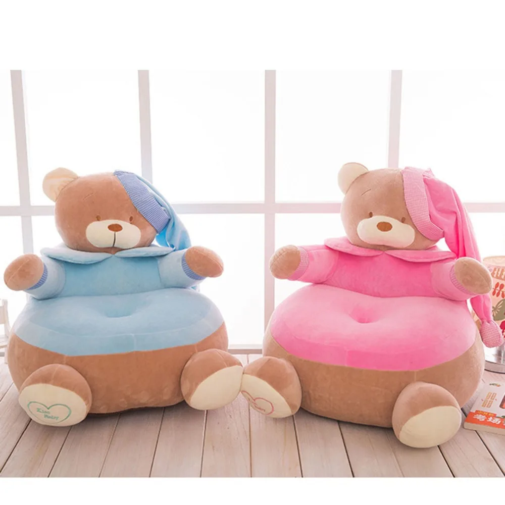 Детский чехол для дивана милый мультяшный медвежонок пуф пуфик без наполнителя