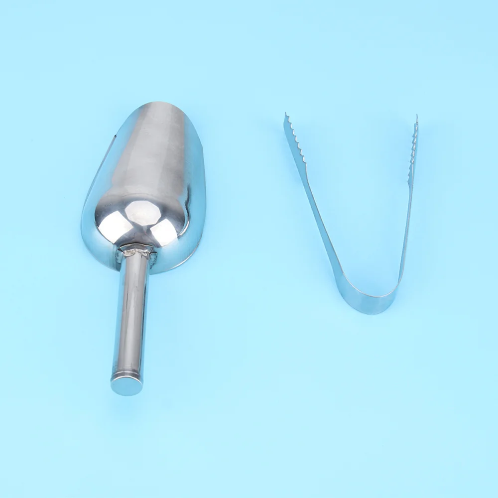 16 шт. Нержавеющая сталь совок для льда конфеты шведского стола щипцы Кухня