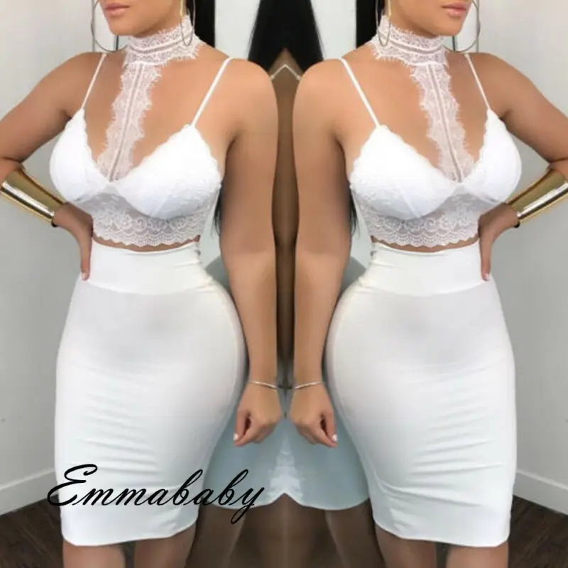 Горячая распродажа женский облегающий комплект из двух предметов укороченный