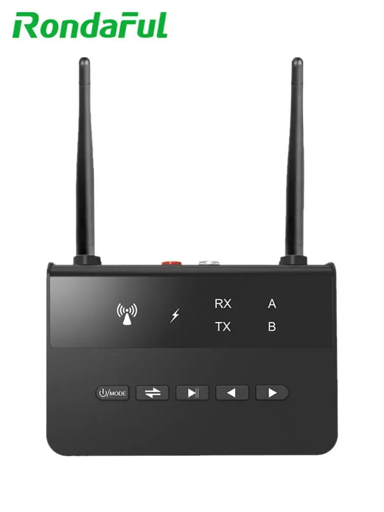 

Беспроводной аудиоадаптер для ТВ и ПК с приемником-передатчиком и Bluetooth 5,0 большого радиуса действия