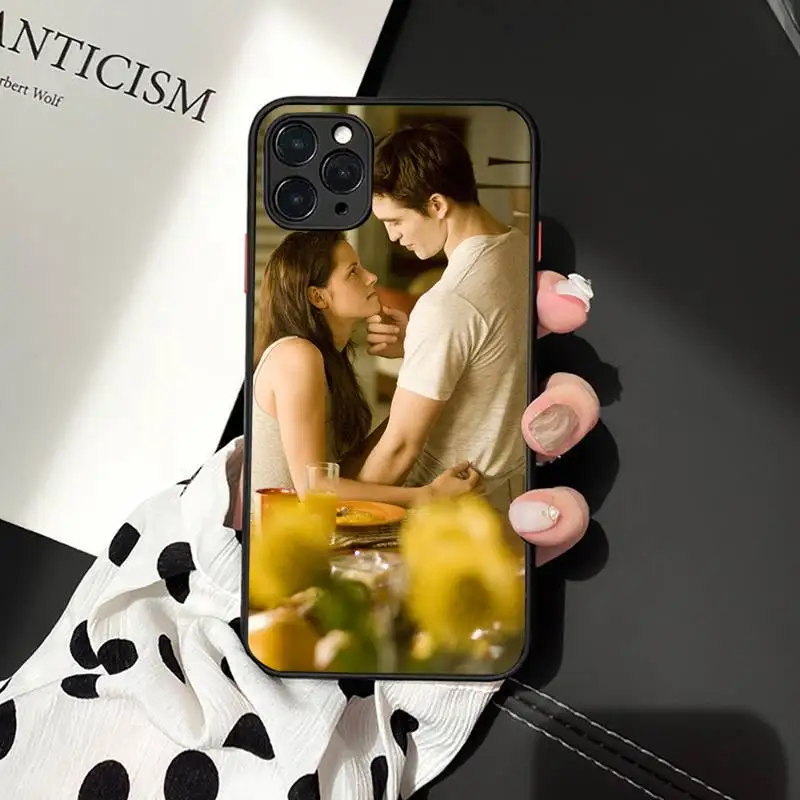 

TV Twilight Isabella Edward Cullen Phone Case For iphone 12 11 7 8 plus mini x xs xr pro max matte transparent cover